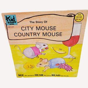 Vtg See Hear Read The Story Of City Mouse and Country Mouse Vinyl 33 1/3